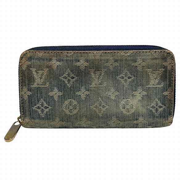 ルイヴィトン Louis Vuitton モノグラムデニム ジッピーウォレット M95341 ラウンドファスナー 長財布 ユニセックス