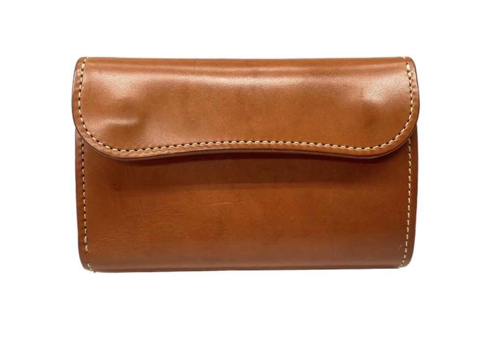 ワイルドスワンズ WILDSWANS BIFOLD WALLET 中型三つ折り財布 バーン バスタン＆フィス カード コイン ケース 茶 CSS-BYRNE|BAS 財布 ケース メンズ財布 ロゴ ブラウン 104W-17