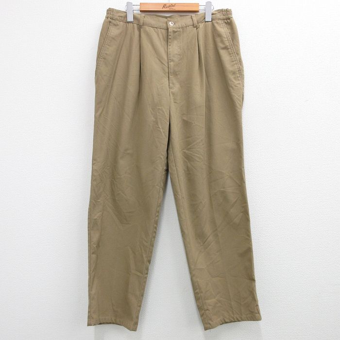 W35/古着 アーノルドパーマー パンツ メンズ ベージュ カーキ 23jul28 中古 ボトムス ロング