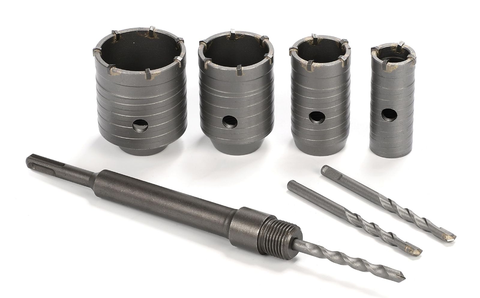 [YU-YU] コンクリート ドリル セット ホルソー ホールソー ロング sdsプラス コアドリル ドリルビット (30mm 40mm 50mm 60mm) [30mm 40mm 50mm 60mm]