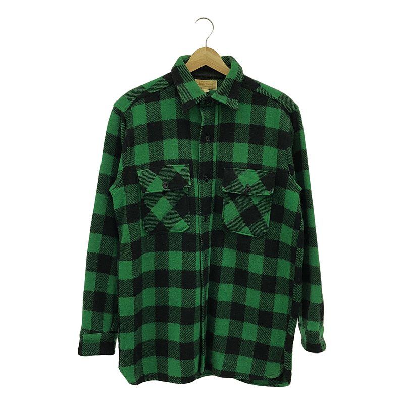 VINTAGE / ヴィンテージ古着 | 60s ヴィンテージ PowrHouse パワーハウス バッファローチェック ネルシャツ | グリーン | メンズ