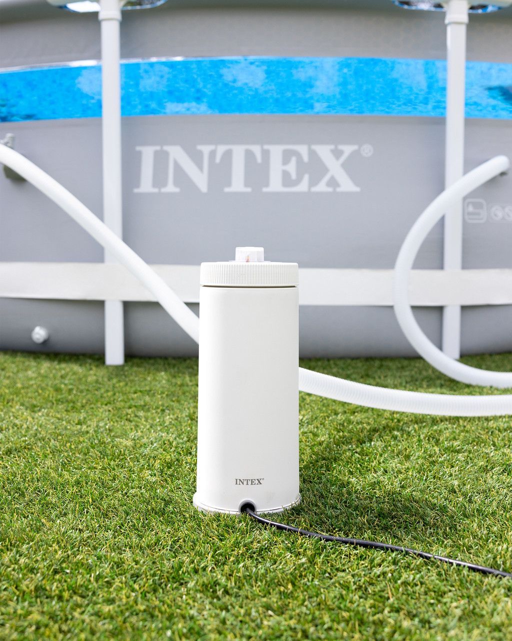 INTEX フィルターポンプ C1000 クリスタルクリア 26637J フィルターカートリッジ付属 インテックス