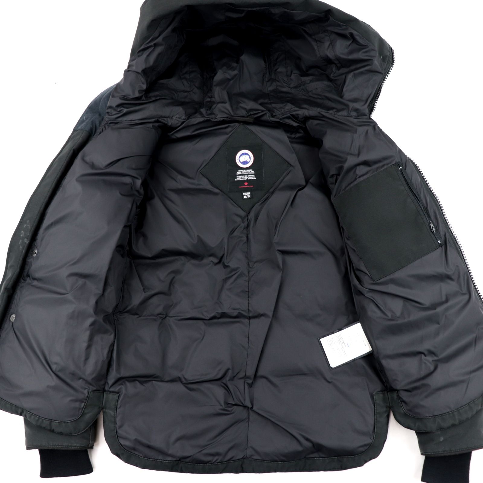 カナダグース マクミランパーカ ダウンジャケット メンズ 黒 XS MacMillan Parka Fusion Fit Heritage  3804MA CANADA GOOSE