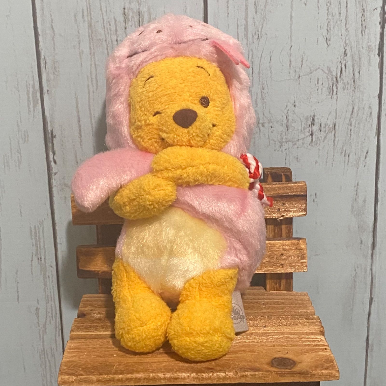 Pooh eto プーさん　干支ぬいぐるみ&キーチェーン　2点セット　ピンク プーさん ぬいぐるみキーホルダー・キーチェーン ETO POOH 2025