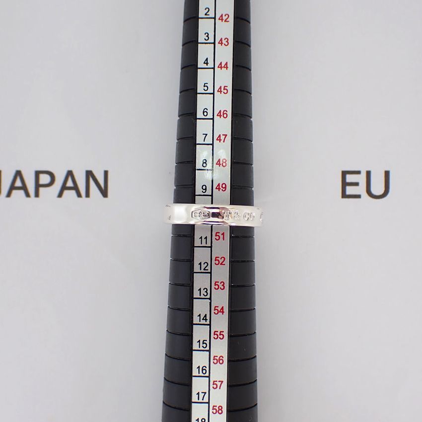 ティファニー 925 1837 ナロー リング 10号[g335-21］