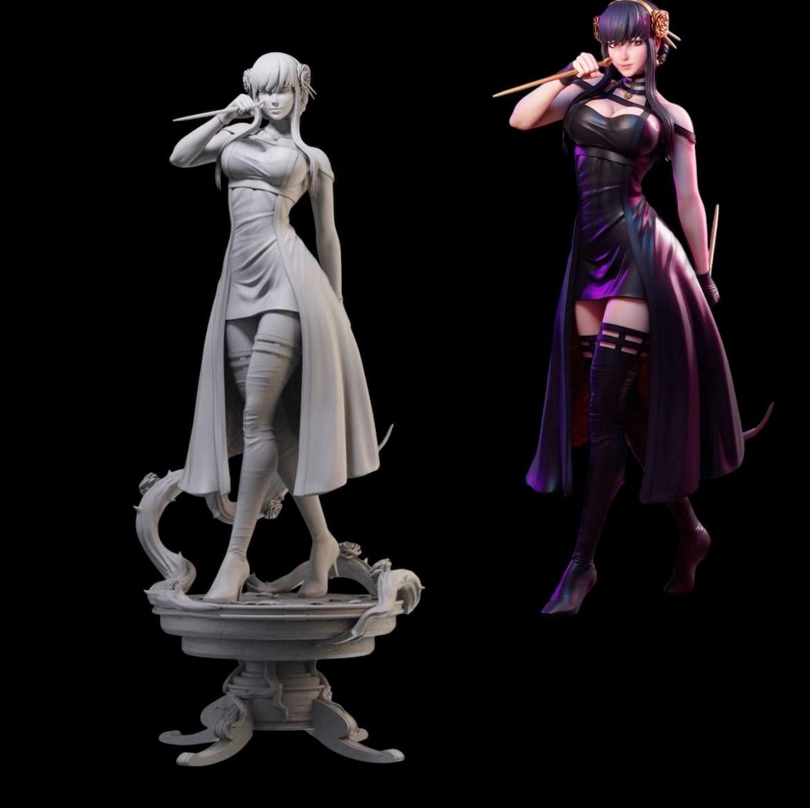 1/4 ガレージキット フィギュア 未塗装 SPY×FAMILY ヨル BIG