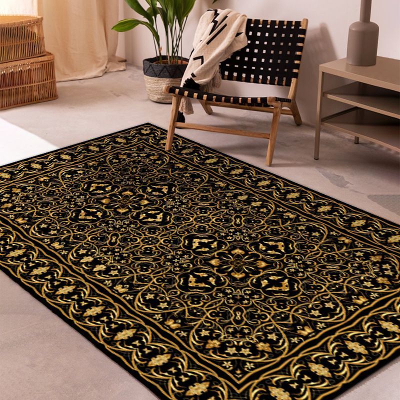カーペット 宮廷風 デザイン 中東風 200cm × 100cm 160cm × 120cm おしゃれ インテリア 絨毯 じゅうたん ペルシャ絨毯風 マット ラグ