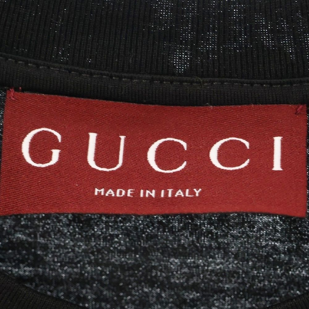 GUCCI (グッチ) 24AW クリスタル付き ロゴ コットンジャージー T GUCCI (グッチ) 24AW クリスタル付き ロゴ コットンジャージー T