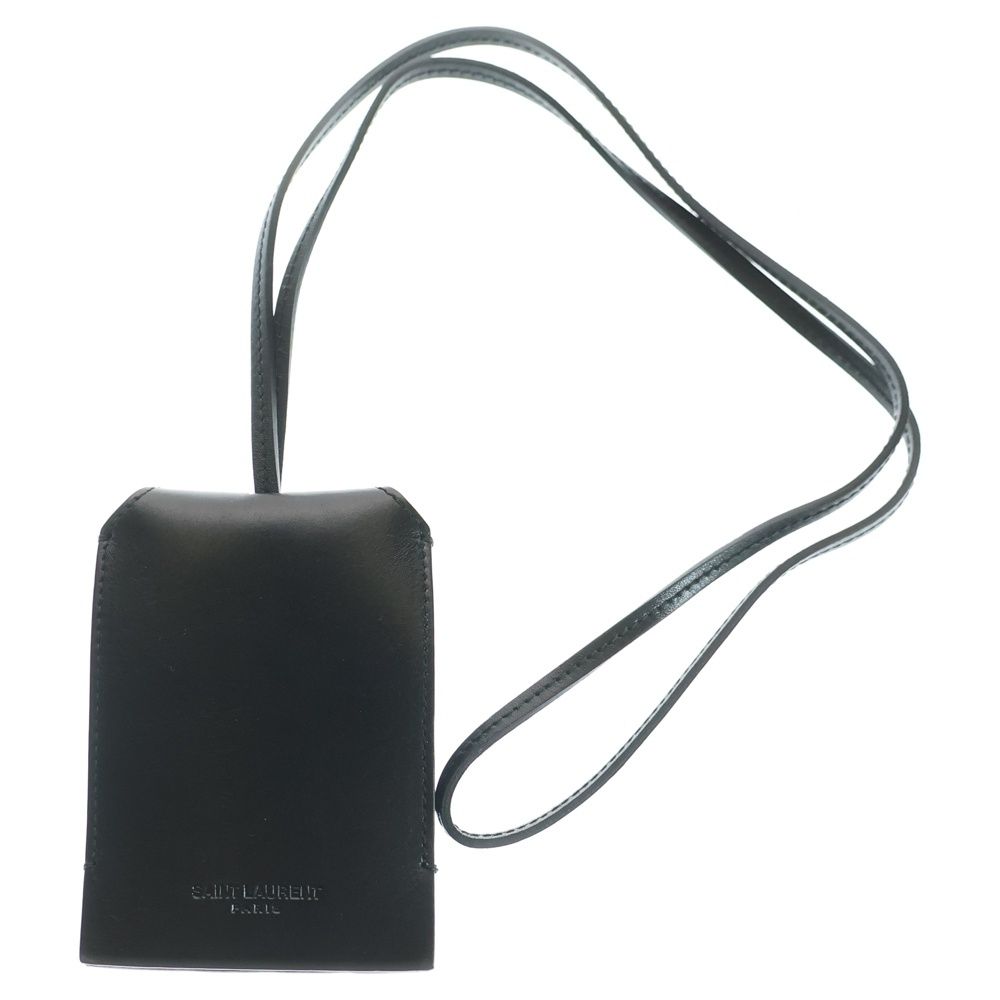 サンローラン　パリ　キーケース　メンズ　ブラック　キャビアスキン　６連 SAINT LAURENT サンローラン 6連キーケース ブラック GP レザー 580656