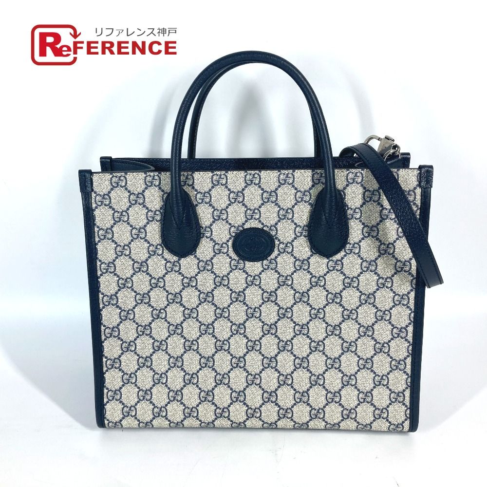 GUCCI グッチ トートバッグ インターロッキングG付き スモール