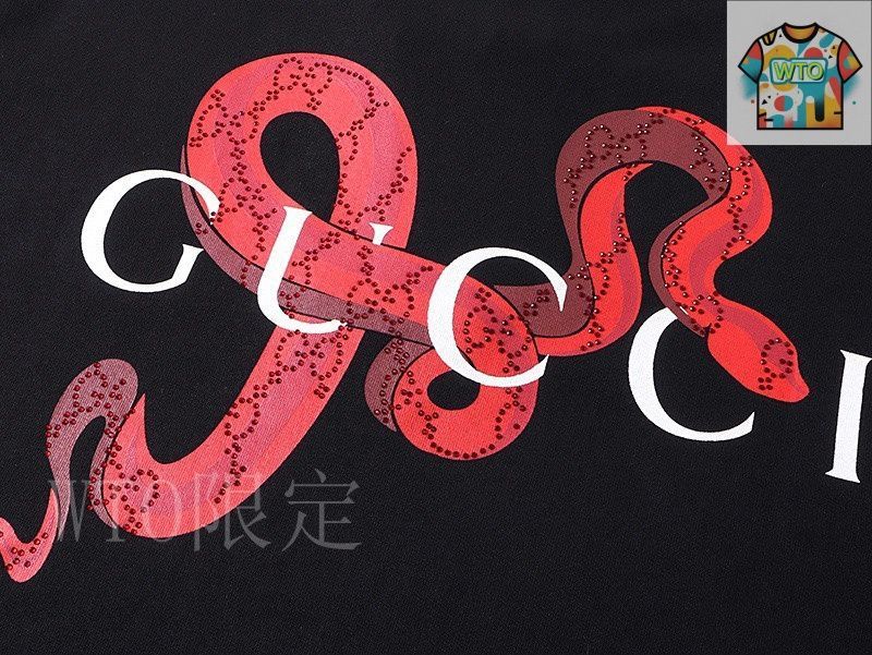 今日WTO】Gucci グッチ 巳年限定 ダイヤアップリケ T シャツ