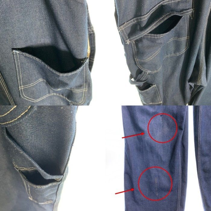 Sears シアーズ TOUGHSKINS デニムオーバーオール インディゴ Size 38