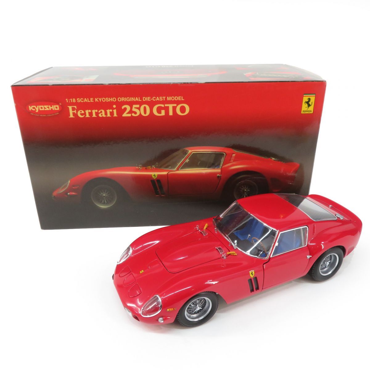 京商 1/18 フェラーリ 250 GTO レッド 08431R ミニカー ※中古 - メルカリ