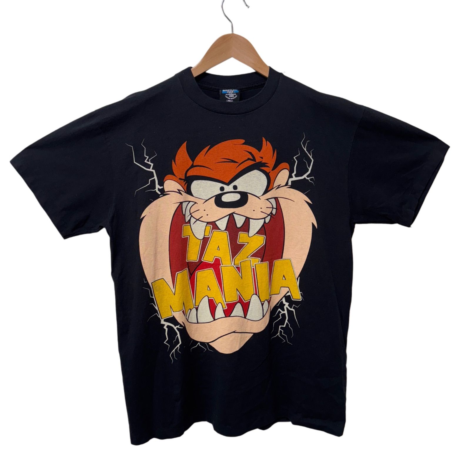 タズマニアン・デビル Tシャツ Lサイズ ブラック 90s 00s 風 TAZ