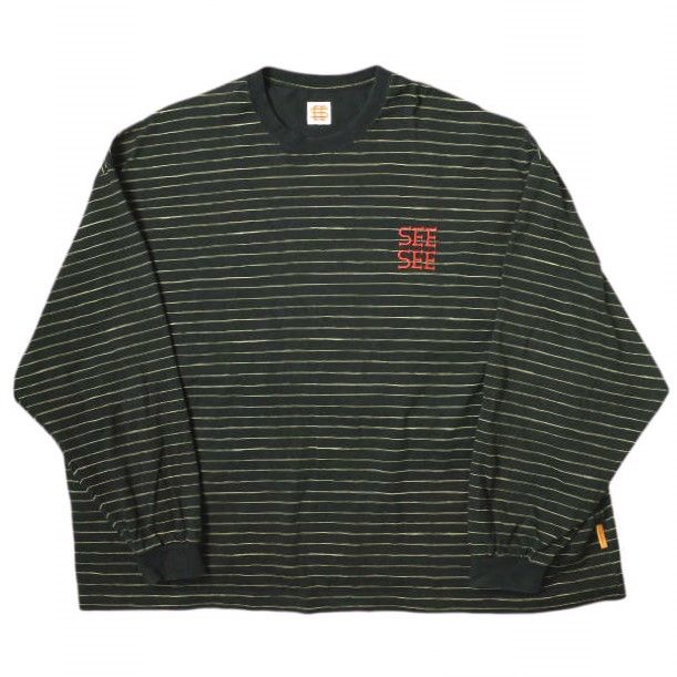 SEE SEE シーシー 日本製 SUPER BIG FLAT LS BOADER TEE スーバー