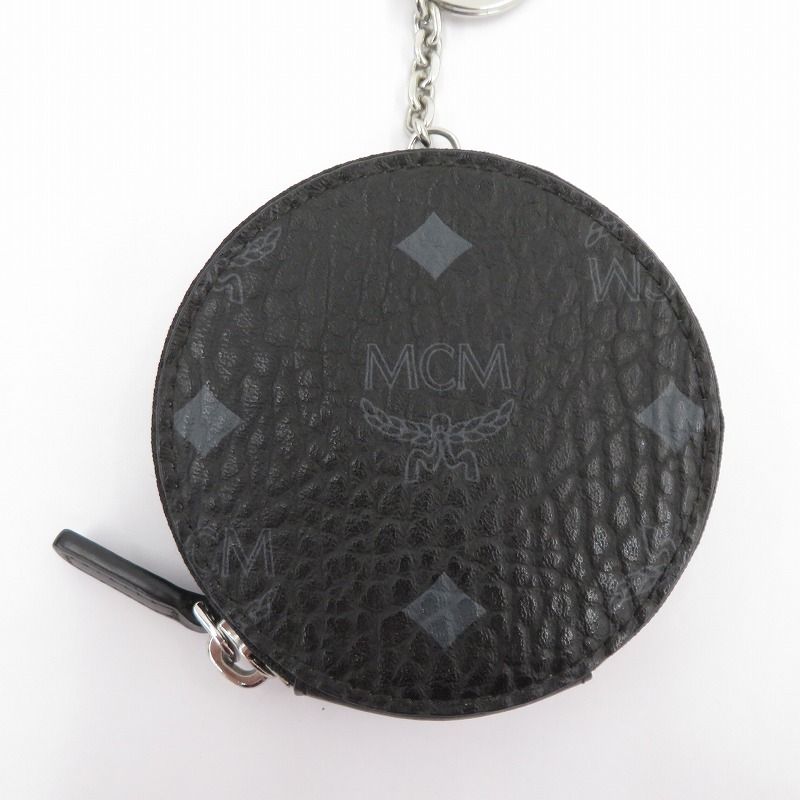 瀬戸大橋店 MCM エム シー エム コインケース ヴィセトス サークル MYI8SVI13BK001 ブラック 125