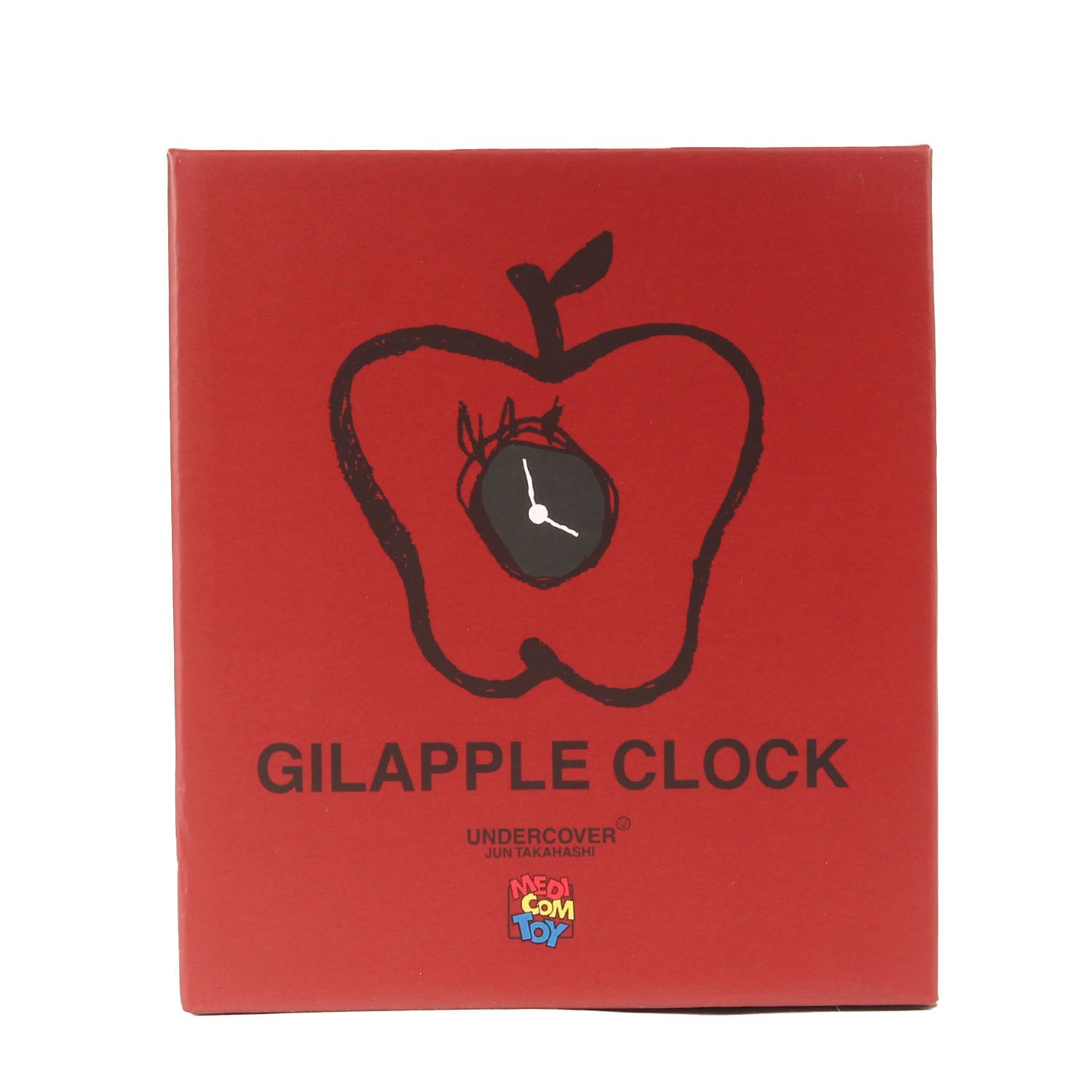 UNDERCOVER アンダーカバー MEDICOM TOY ギラップルクロック | 置き時計 GILAPPLE CLOCK | レッド | コラボ | ブランド インテリア 雑貨