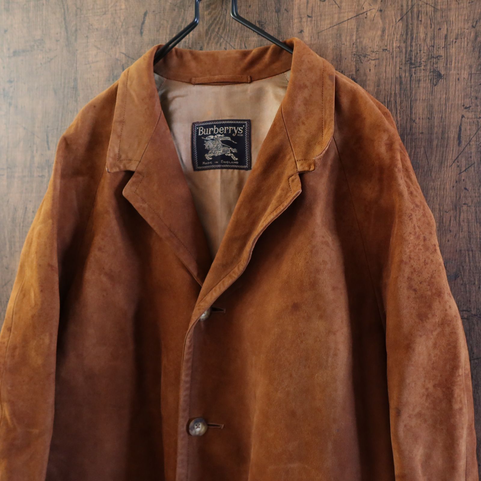 希少 バーバリーのスエードトレンチコート 【公式通販】