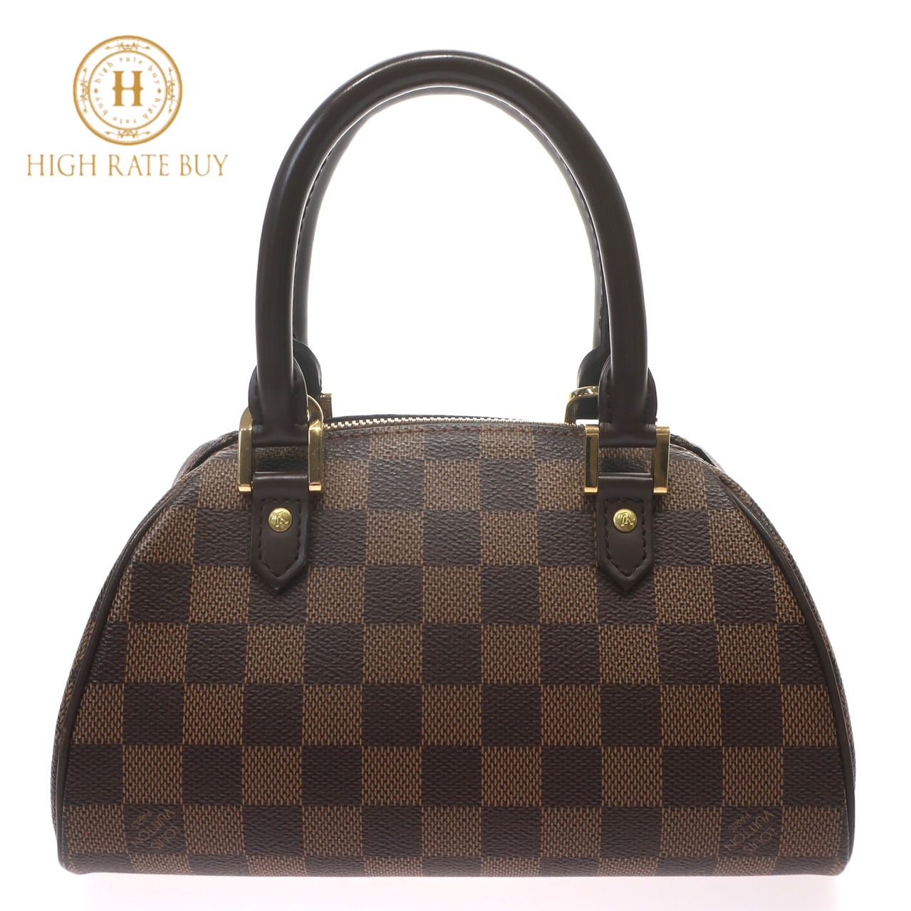 【新品同様】LOUIS VUITTON ルイ・ヴィトン リベラ ミニ ダミエ N41436 CA0015 ハンドバッグ ミニバッグ ダミエキャンバス  エベヌ レディース