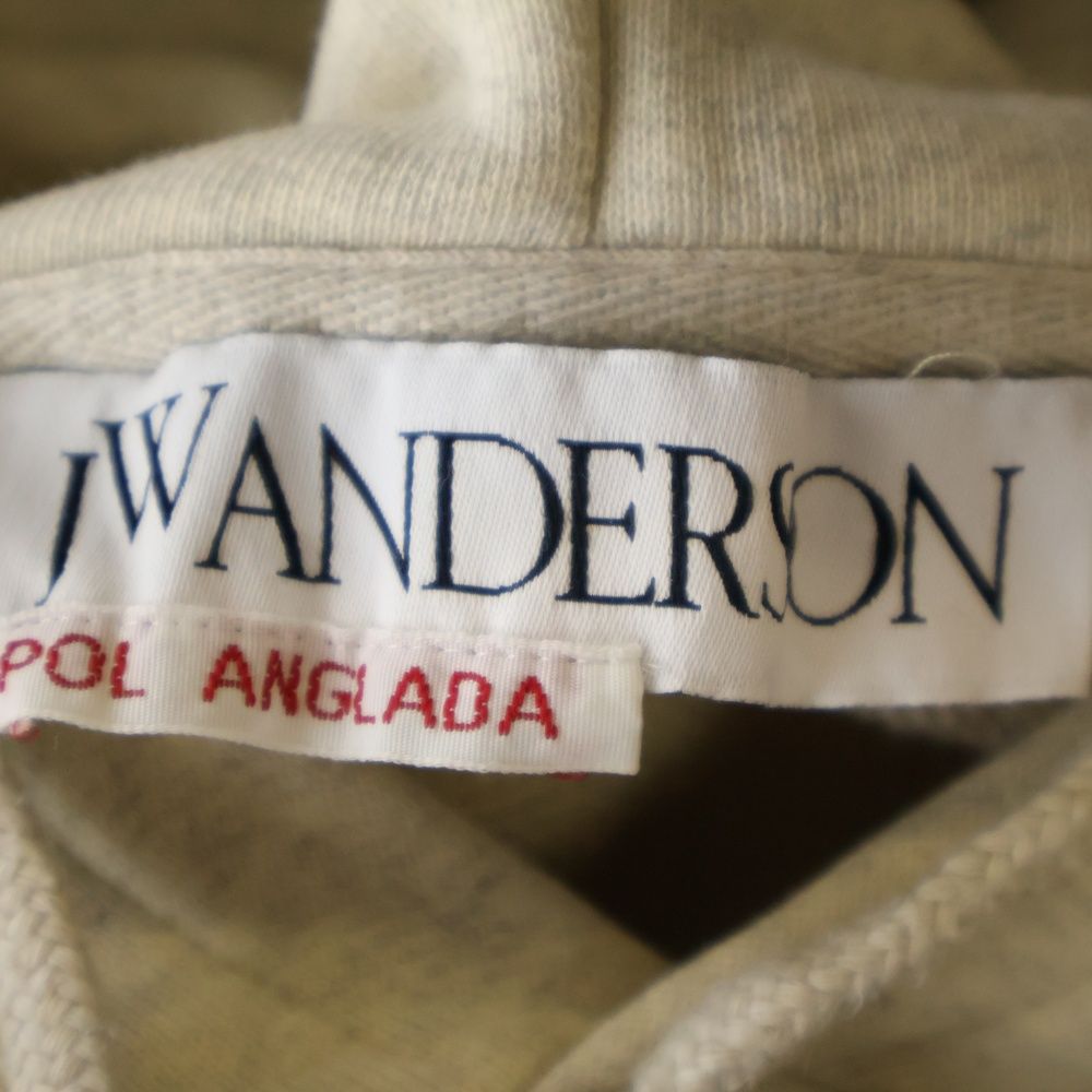 【売れ筋】JW Anderson ロゴ 刺繍 ポーバー フーディ 売れ筋】JW Anderson ロゴ 刺繍 ポーバー フーディ (J W
