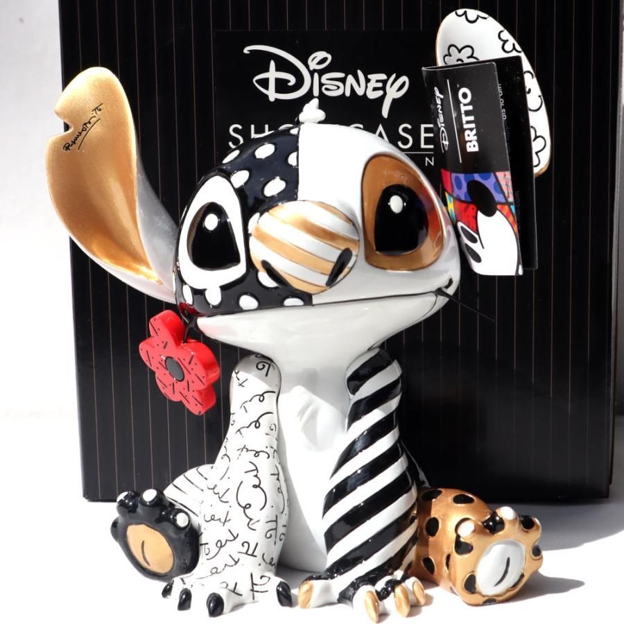 Disney ディズニー スティッチ シッティング ポーズ リロ・アンド・スティッチ スティッチ フィギュア 6010309 Enesco Disney  by Britto Midas - メルカリ