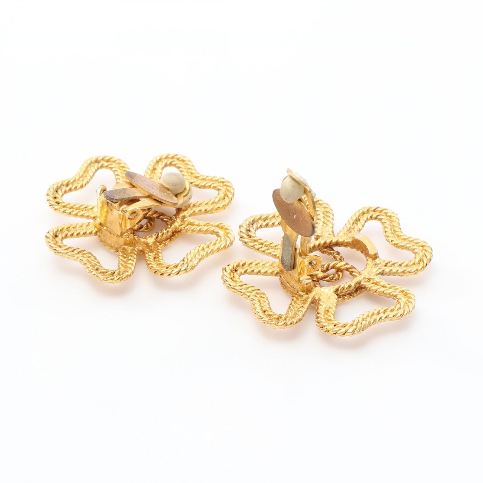 シャネル CHANEL イヤリング ココマーク GP ゴールドメッキ イヤリング レディース Used B