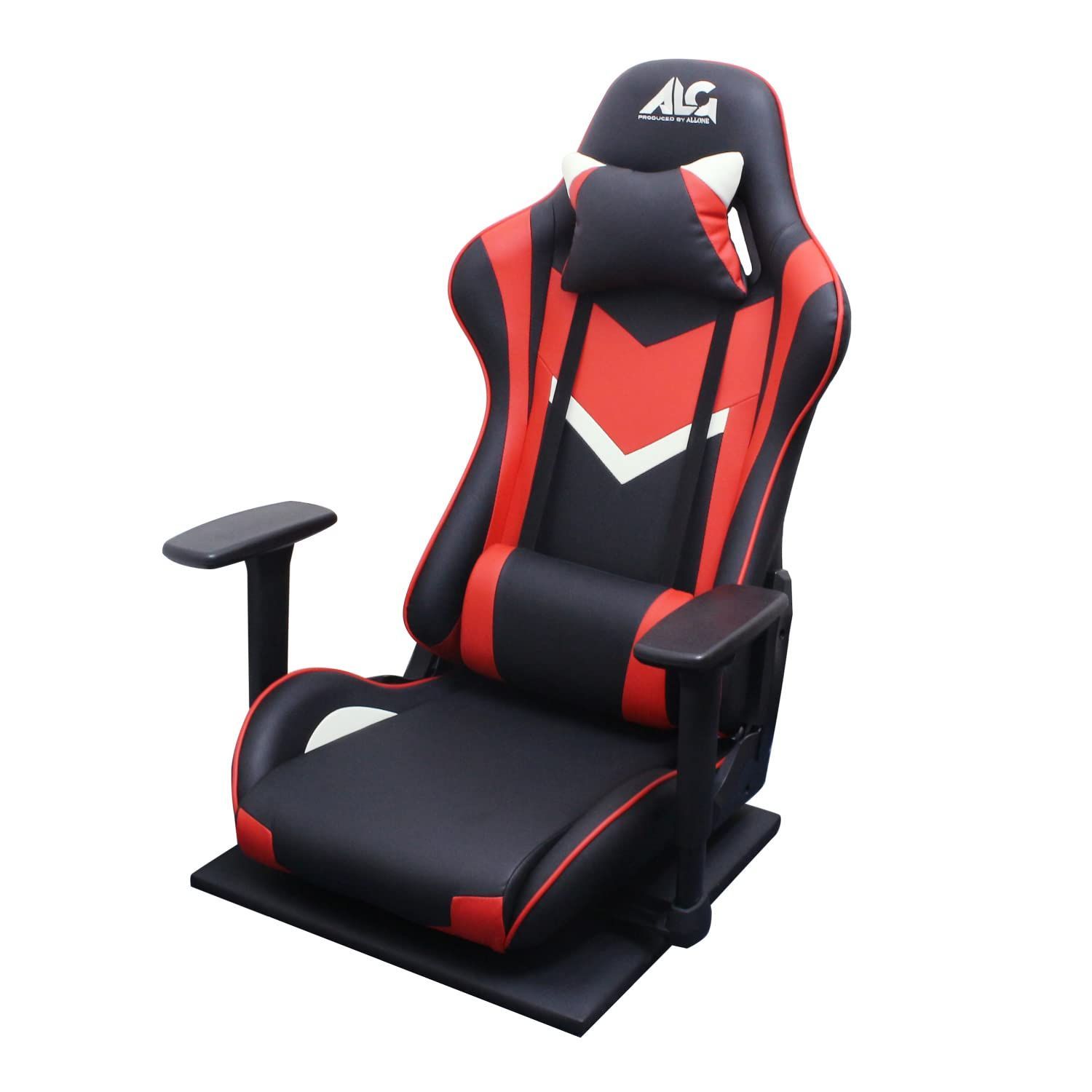 新着商品 レッド-ブラック ALG ゲーミング座椅子 RD アローン ALGA-GMFCRAK