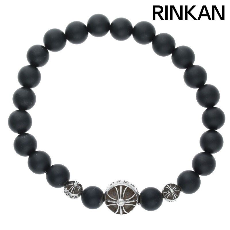クロムハーツ 8mm BEAD|8mmビーズブレス BEAD8mmブラックビーズブレスレット メンズ