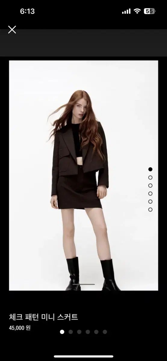 ZARA ザラ CHECK クロップド ブレーザー スカート xS セットアップ SET ミント ほぼ