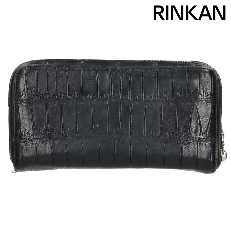 クロムハーツ REC F ZIP ALLIGATOR|アリゲーター ラウンドジップアリゲーターレザー財布 メンズ