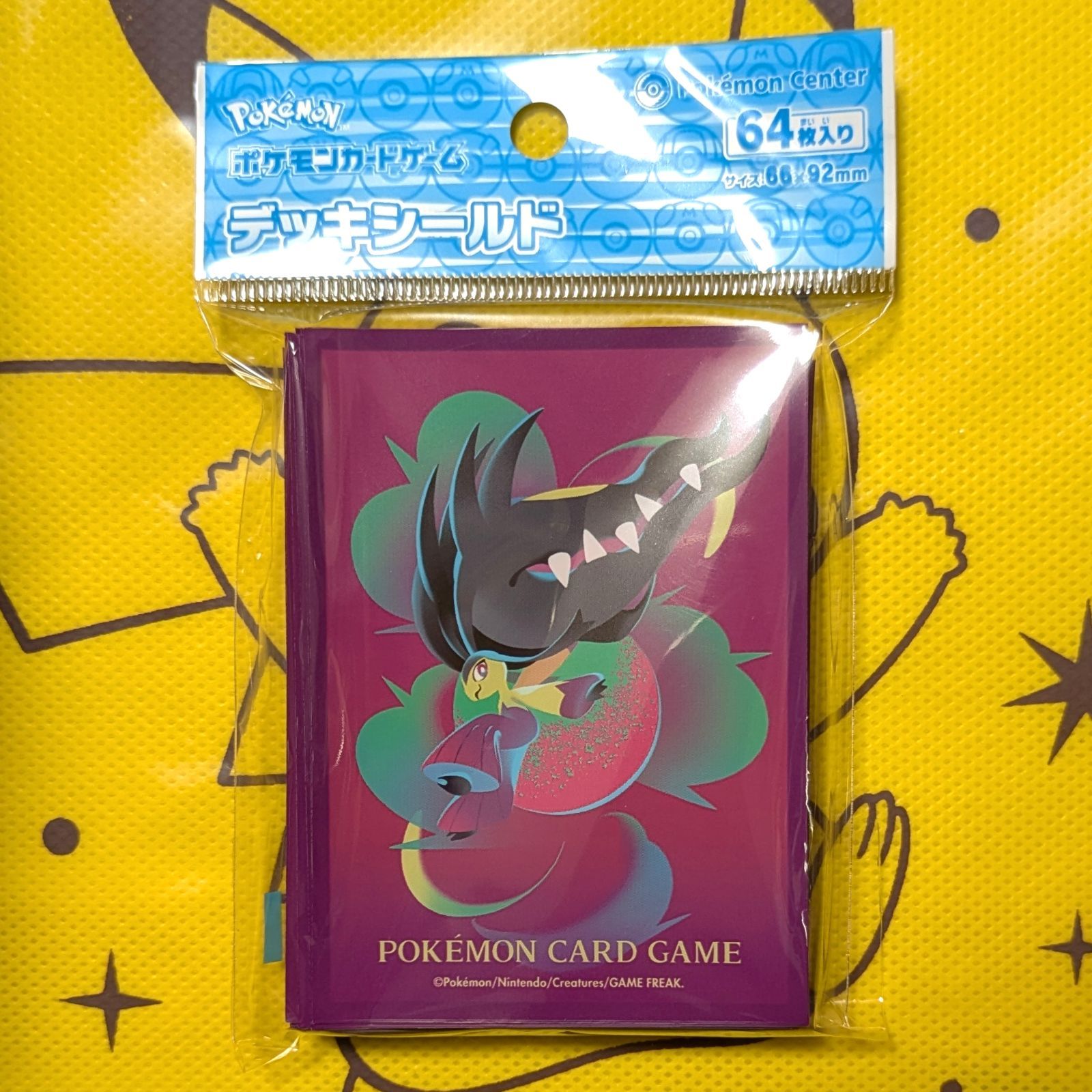 デッキシールド　メガクチート　32枚 ポケモンカードゲーム デッキシールド with elegance
