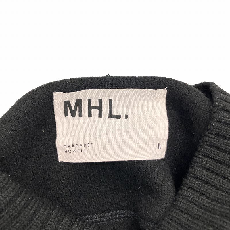 マーガレットハウエル MHL. 美品 22AW FELTED ROUGH WOOL ニット