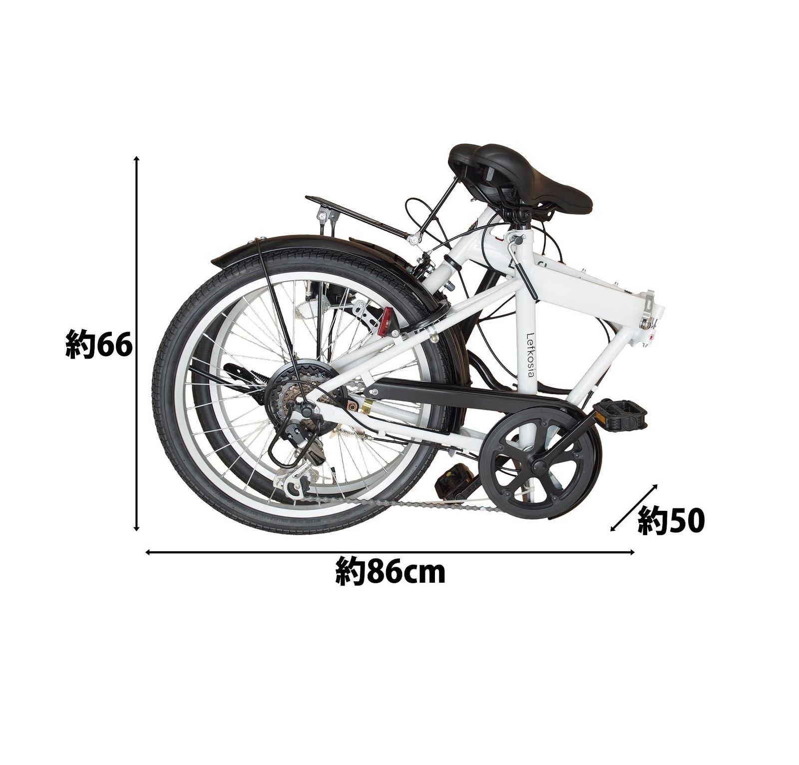 トップ(Top) チャリンクス レフコシア 折り畳み 自転車 ミニベロ 20