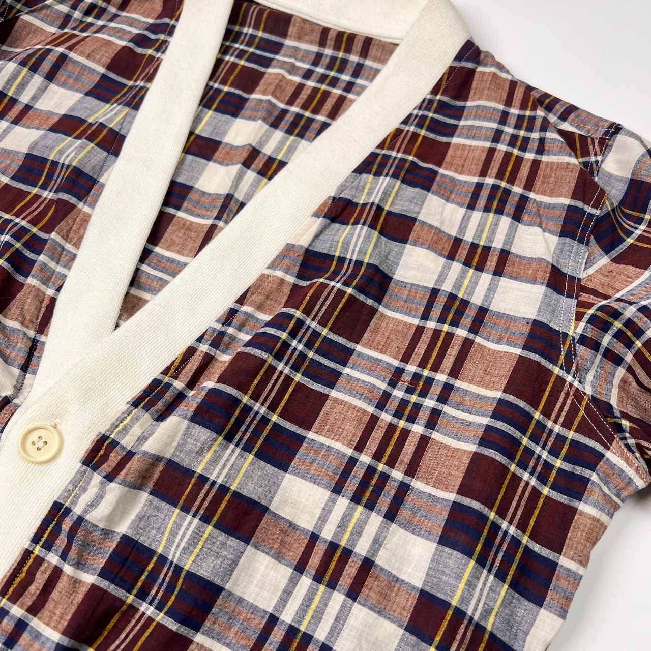 70s 当時物 VAN JAC ヴァンヂャケット SPORTSWEAR マドラスチェック柄 