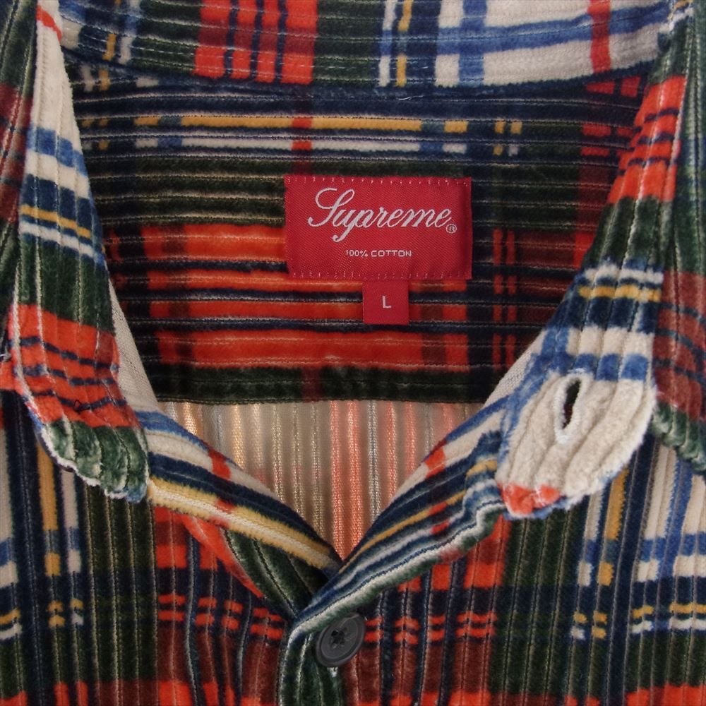 Supreme Plaid Flannel Shirts L Multi（Supreme plaid flannel - Gem）