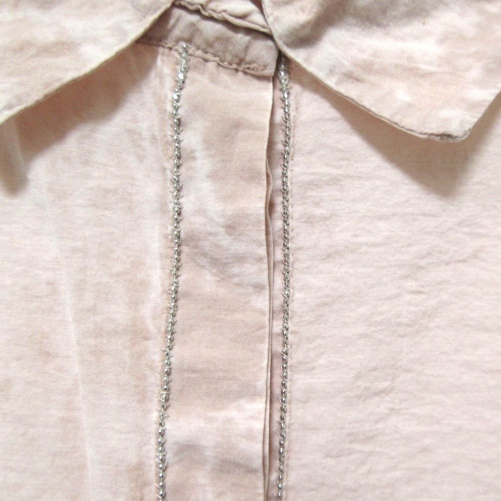 ファビアナフィリッピ　モニーレ装飾　シャツ FABIANA FILIPPIファビアナフィリッピ モニーレ装飾 シャツ