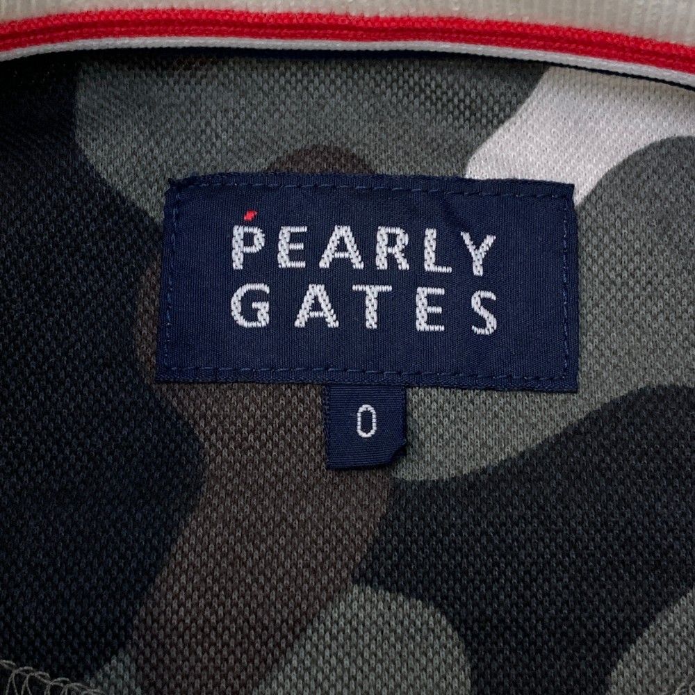 【新品未使用】パーリーゲイツ　レディース　ポロ　0サイズ　カモフラ サイズ：0 PEARLY GATES パーリーゲイツ 半袖ポロシャツ