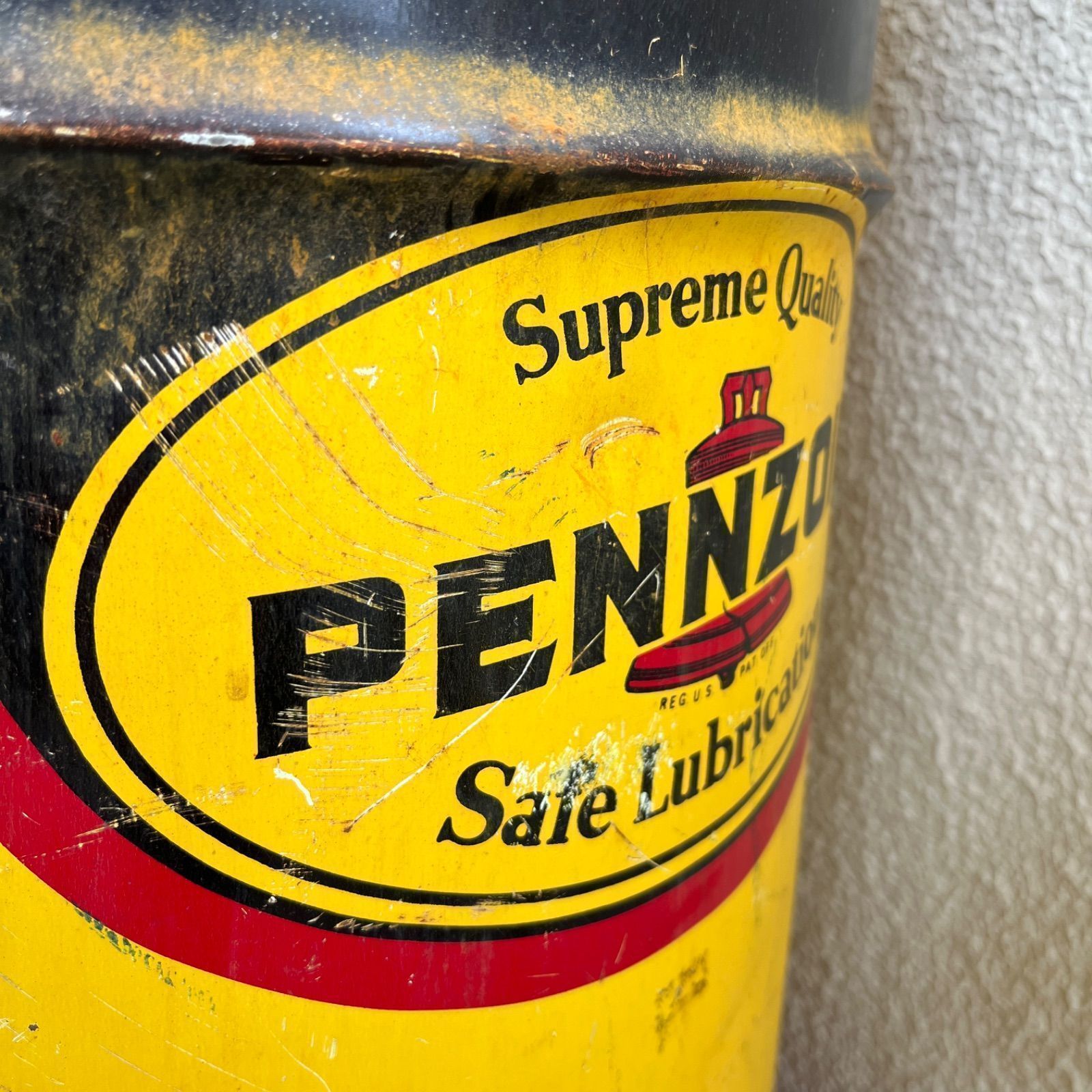 ビンテージ PENNZ OIL オイルドラム缶 61L オイル缶 ドラム缶 アメリカ ヴィンテージ PENNZOIL