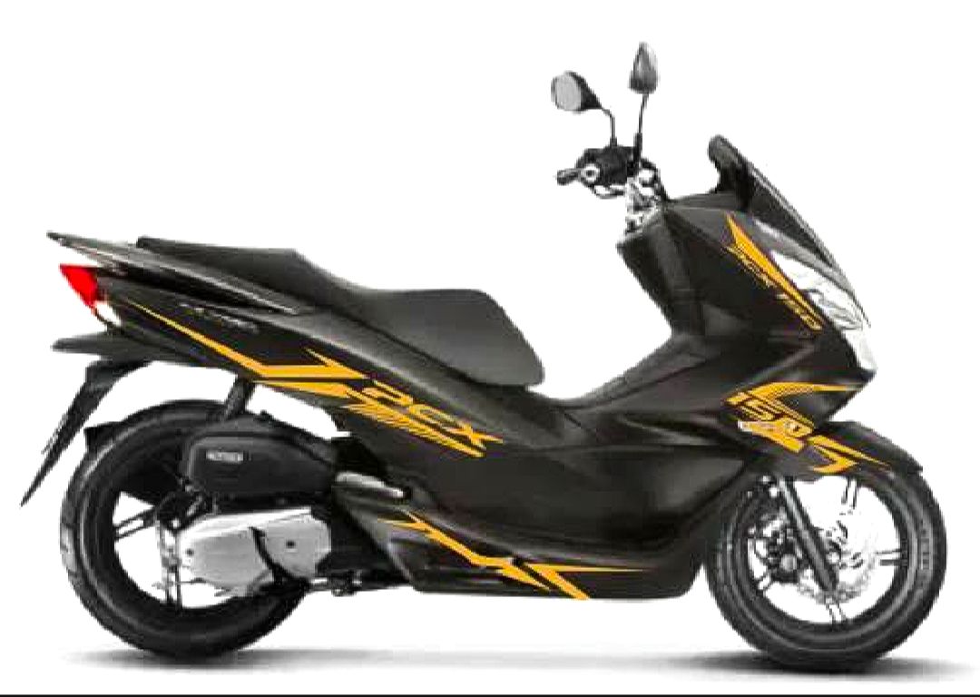 国内未発売 ホンダ HONDA PCX125 PCX160 HYBRID 用 ボディーデカール ゴールド REPSOL JK05 JK06 KF47  PCX/e:HEV/160