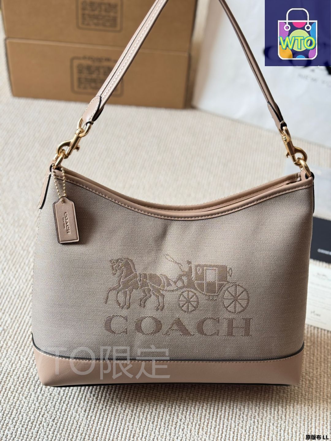 今日 COACH Laurel Hobo Bag - クーチ ローレル ホボバッグ-WTO輸入2