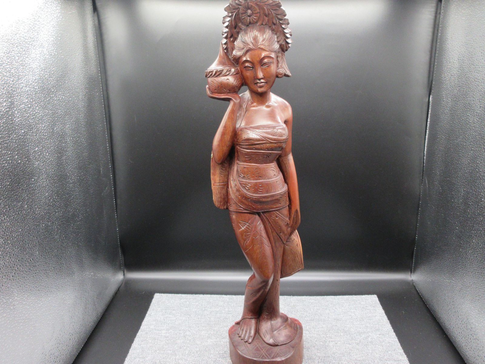 60's 70's ビンテージ ハワイアン女性 木彫り彫刻 - コレクション