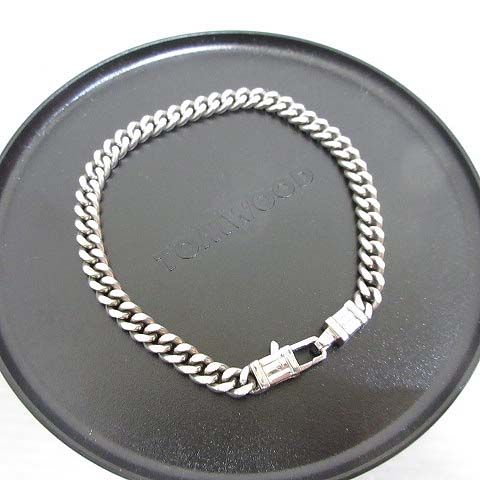トムウッド TOMWOOD Curb Bracelet カーブ ブレスレット L シルバー SV925 7.7inch アクセサリー 喜平 チェーン