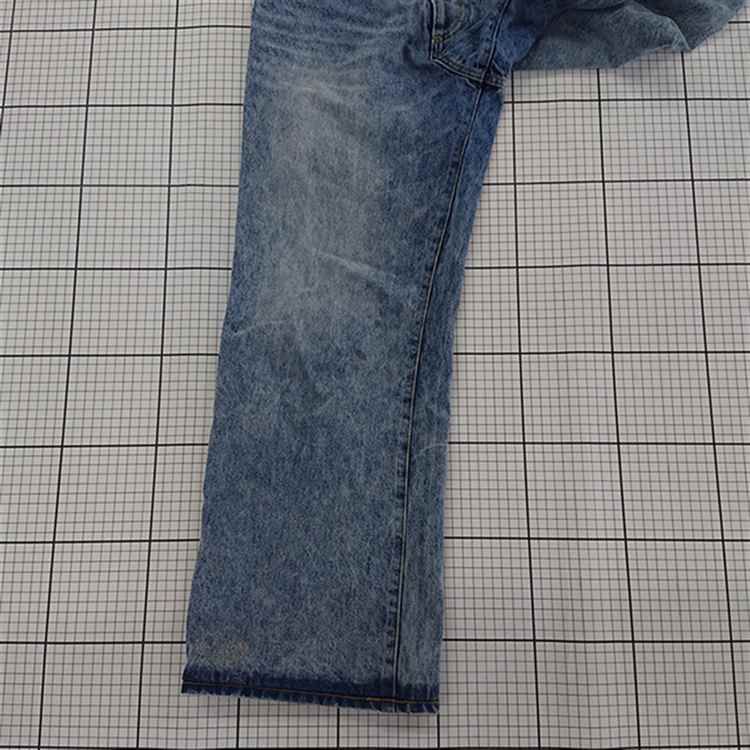 ◇ Θ ENOF イナフ ワイド デニム パンツ サイズM ブルー系