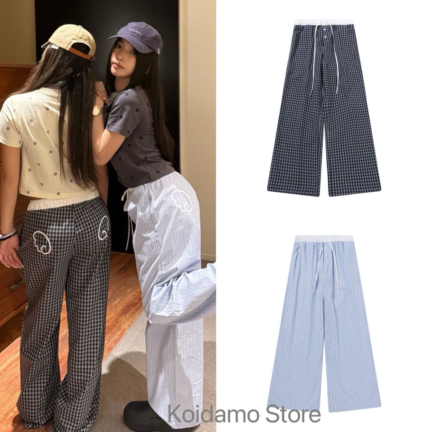 AEAE Pajama Lounge Pants パジャマ パンツ 韓国 人気 2色選択