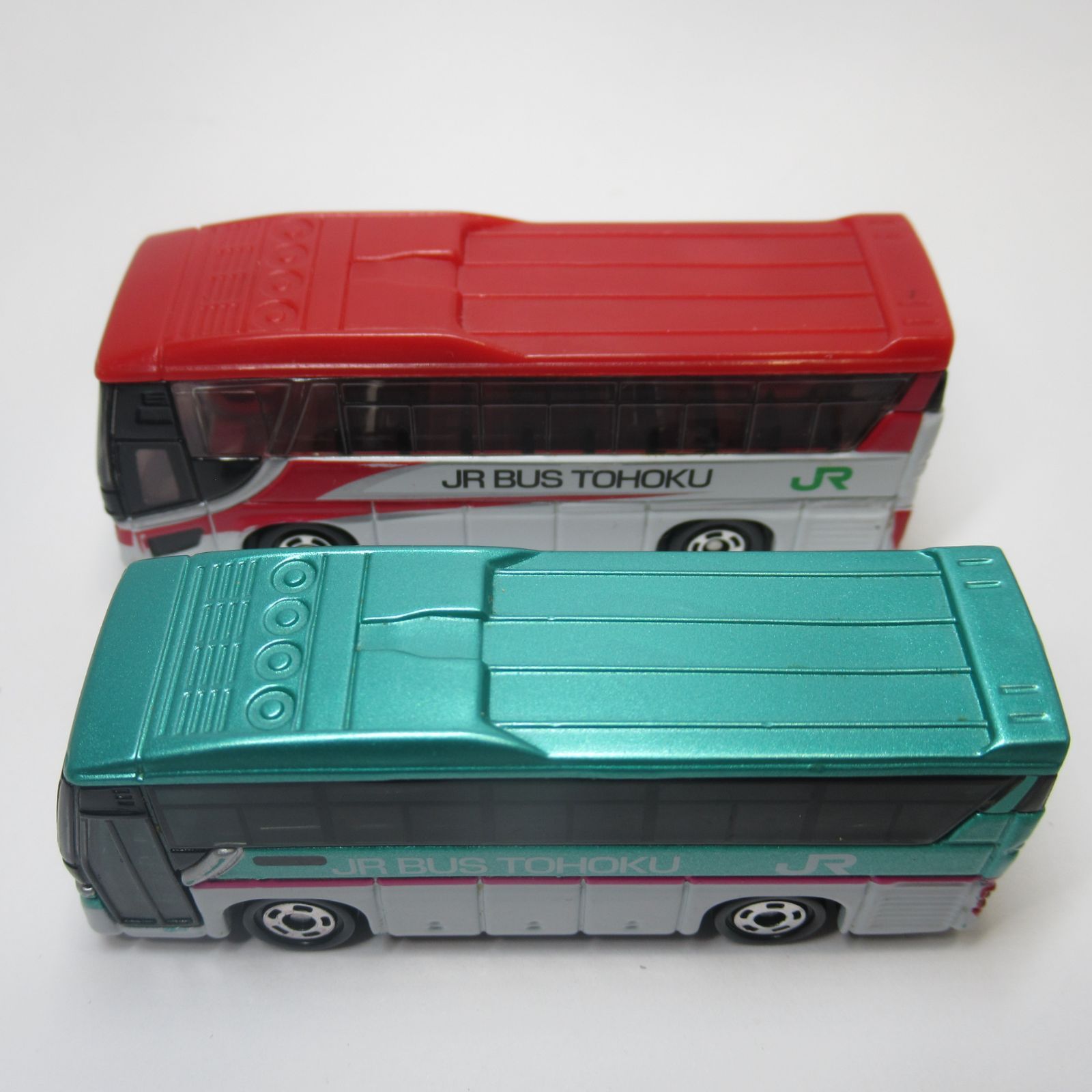 中古・廃盤 トミカ バス2台セット JR TOHOKUバス 日野 HINO