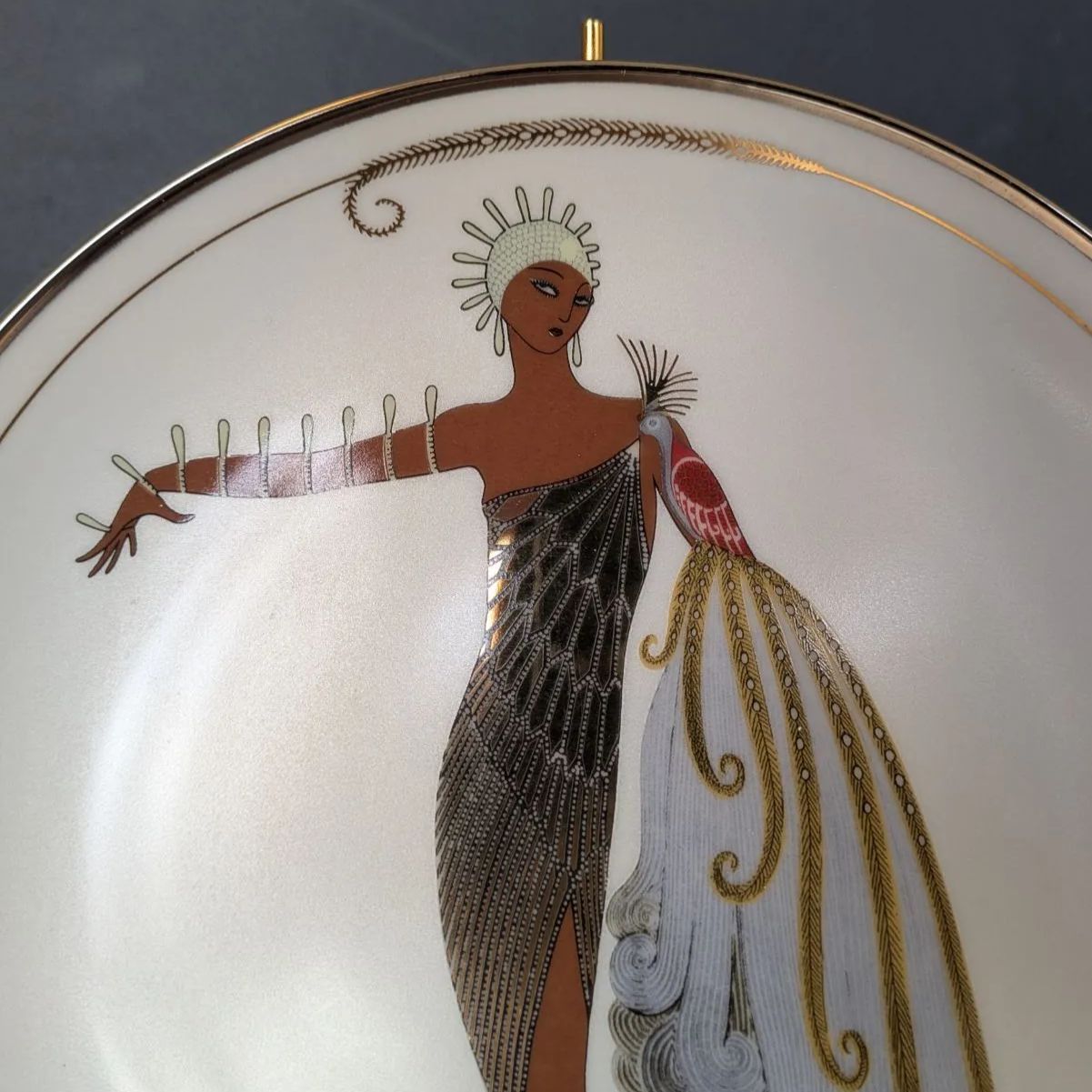 ◆エルテ Erte DIAV Ⅱ アールデコ フランクリンミント プレート