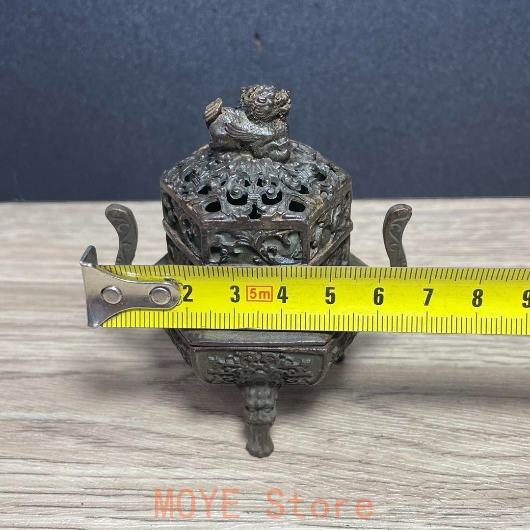 銅 細工 金銭竜亀香炉 茶台香炉 事務室薫香炉 装飾品 工芸品 置物 Amazon.co.jp: 銅 細工 金銭竜亀香炉 茶台香炉 事務室薫香炉