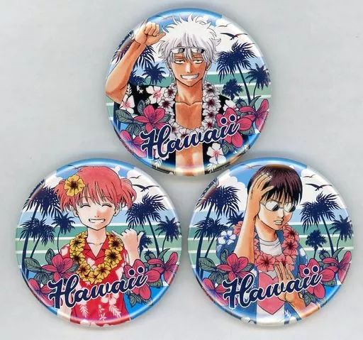 中古】バッジ・ピンズ [単品] 万事屋Ver. ミニ缶バッジセット(3個