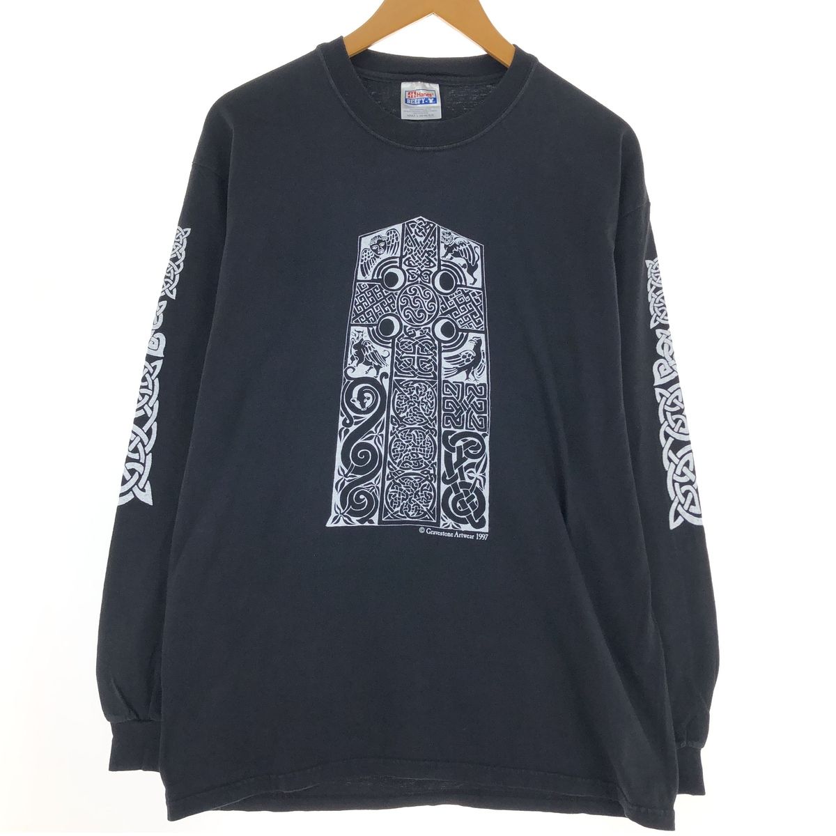 古着 90年代 ヘインズ Hanes ロングTシャツ ロンT メンズL相当 ヴィンテージ/eaa466167
