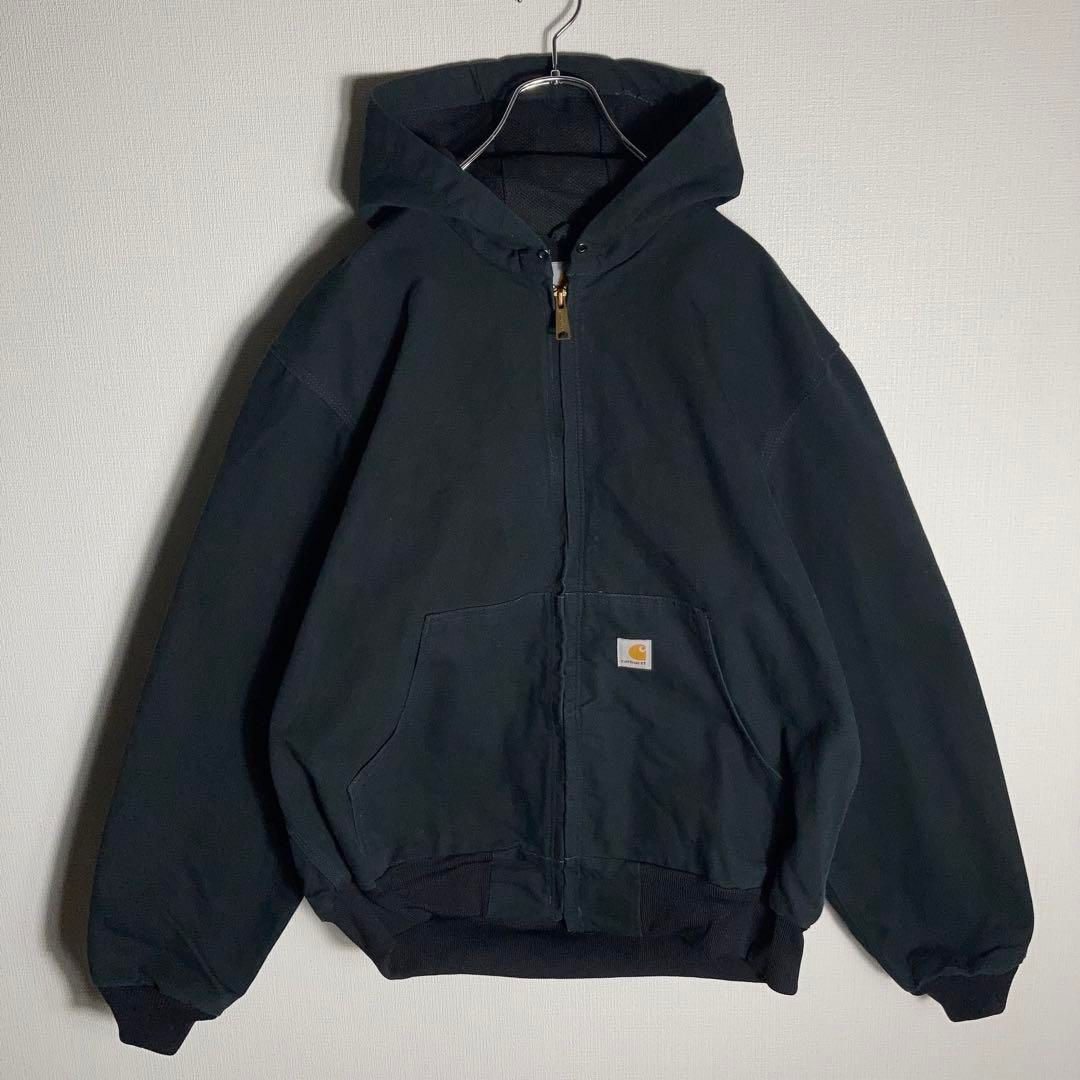 USA製】Carhartt アクティブジャケット ダック地 黒 L - メルカリ